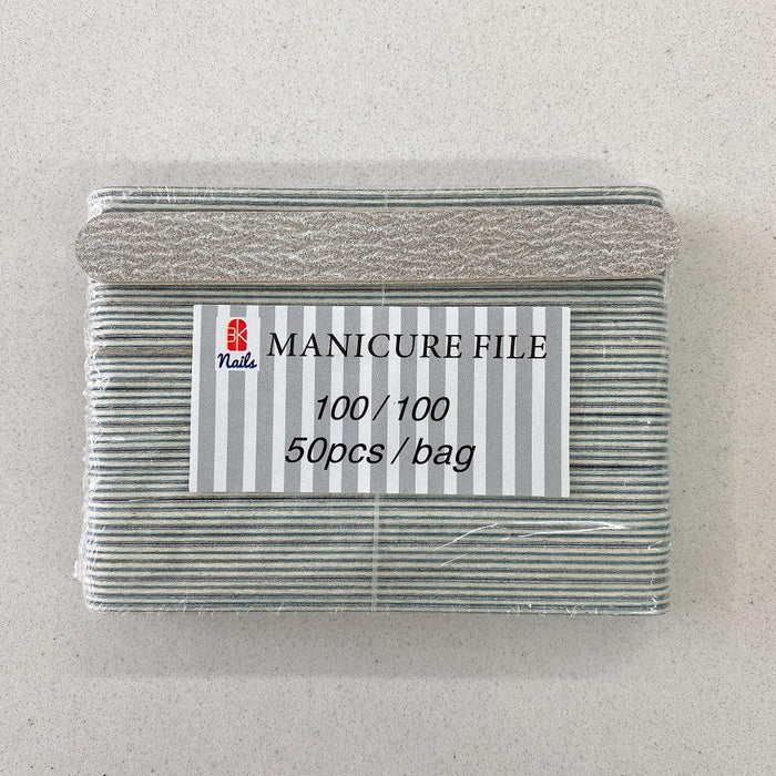 Nail File - Mini File Zebra 100/100 - Angelina Nail Supply NYC