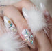Pom Pom Fluffy Fur Balls Detachable Magnetic Nail Design (1pair) - Angelina Nail Supply NYC