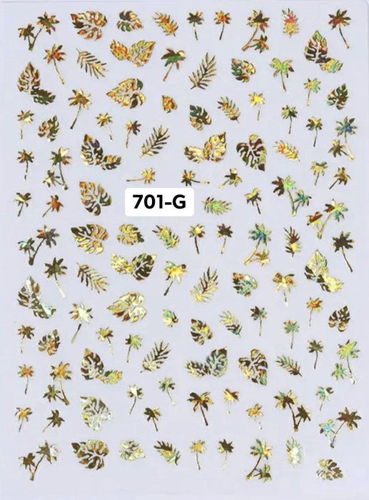 Sticker Leaf & Flower - Angelina Nail Supply NYC