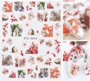 Sticker Leaf & Flower - Angelina Nail Supply NYC