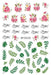 Sticker Leaf & Flower - Angelina Nail Supply NYC
