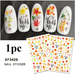 Sticker Leaf & Flower - Angelina Nail Supply NYC