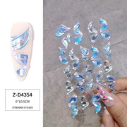 Sticker Unique Japanese Pearl Ribbon - Angelina Nail Supply NYC